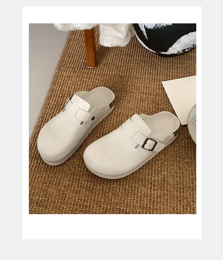NEW & INSTOCK - Leather Birkenstock Style Sandal Slipper