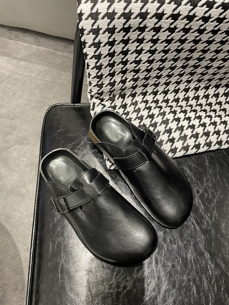NEW & INSTOCK - Leather Birkenstock Style Sandal Slipper