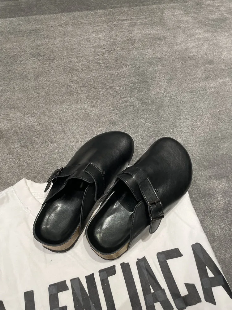 NEW & INSTOCK - Leather Birkenstock Style Sandal Slipper