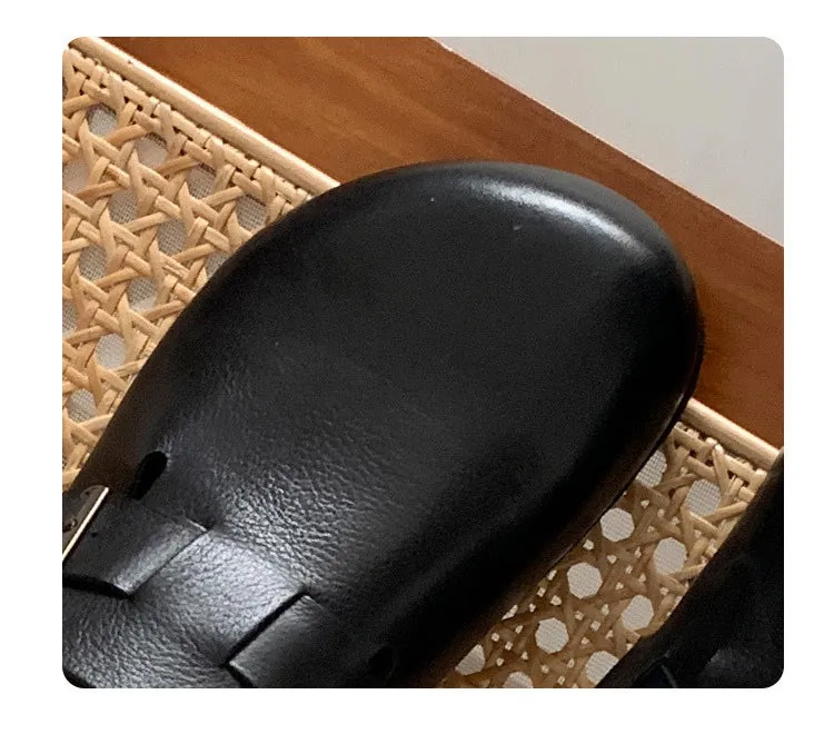NEW & INSTOCK - Leather Birkenstock Style Sandal Slipper