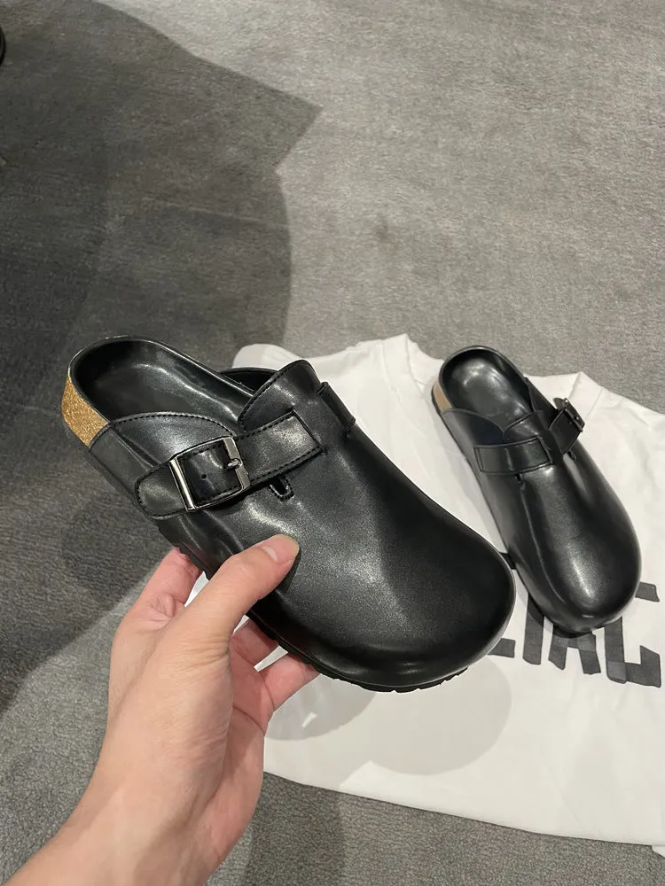 NEW & INSTOCK - Leather Birkenstock Style Sandal Slipper