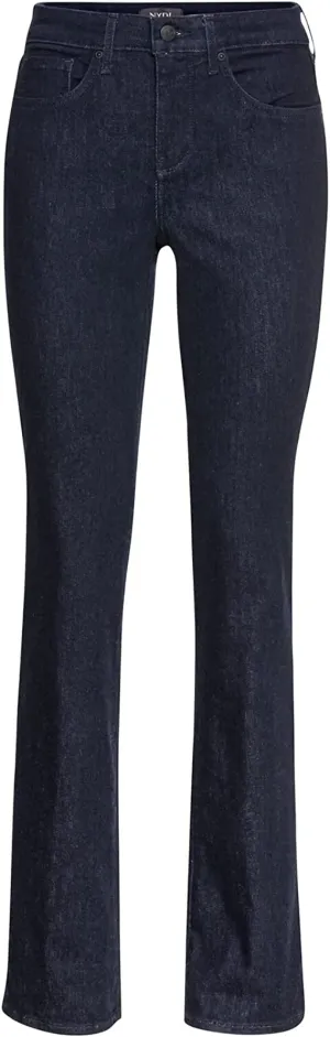 NYDJ Barbara Bootcut in Black Black 12 32
