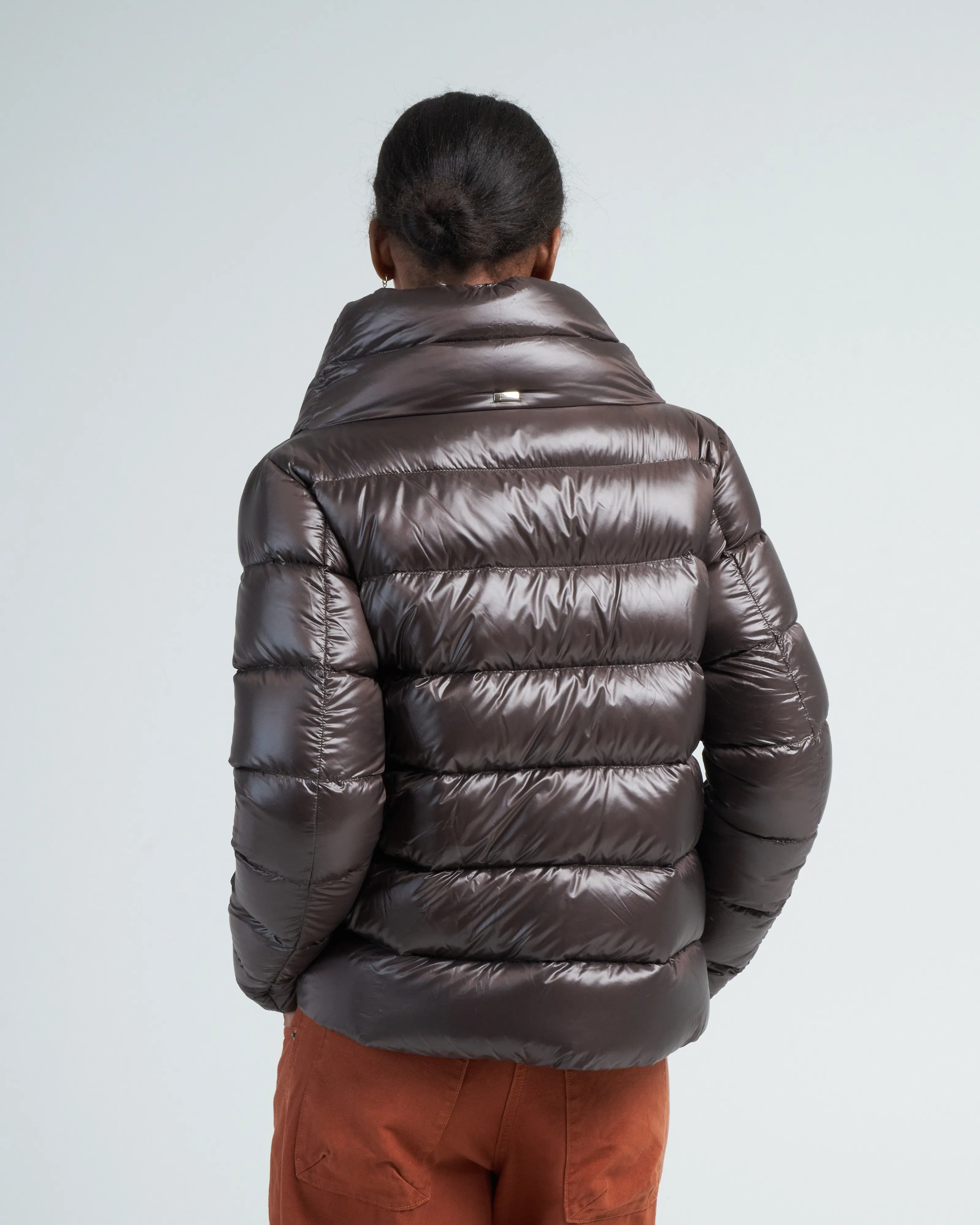 nylon ultralight jacket with side snap