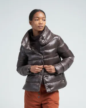nylon ultralight jacket with side snap