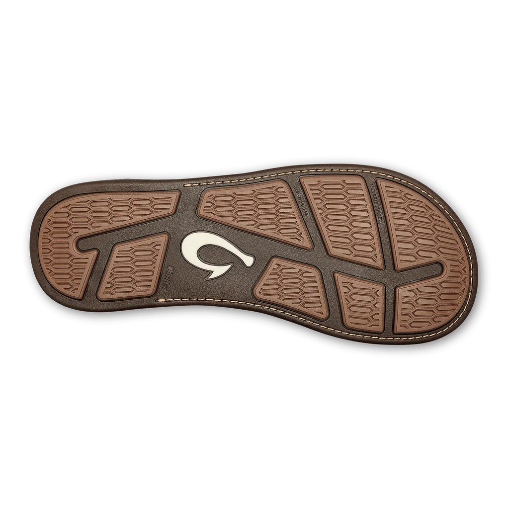 OluKai Men's Tuahine Leather Beach Sandals