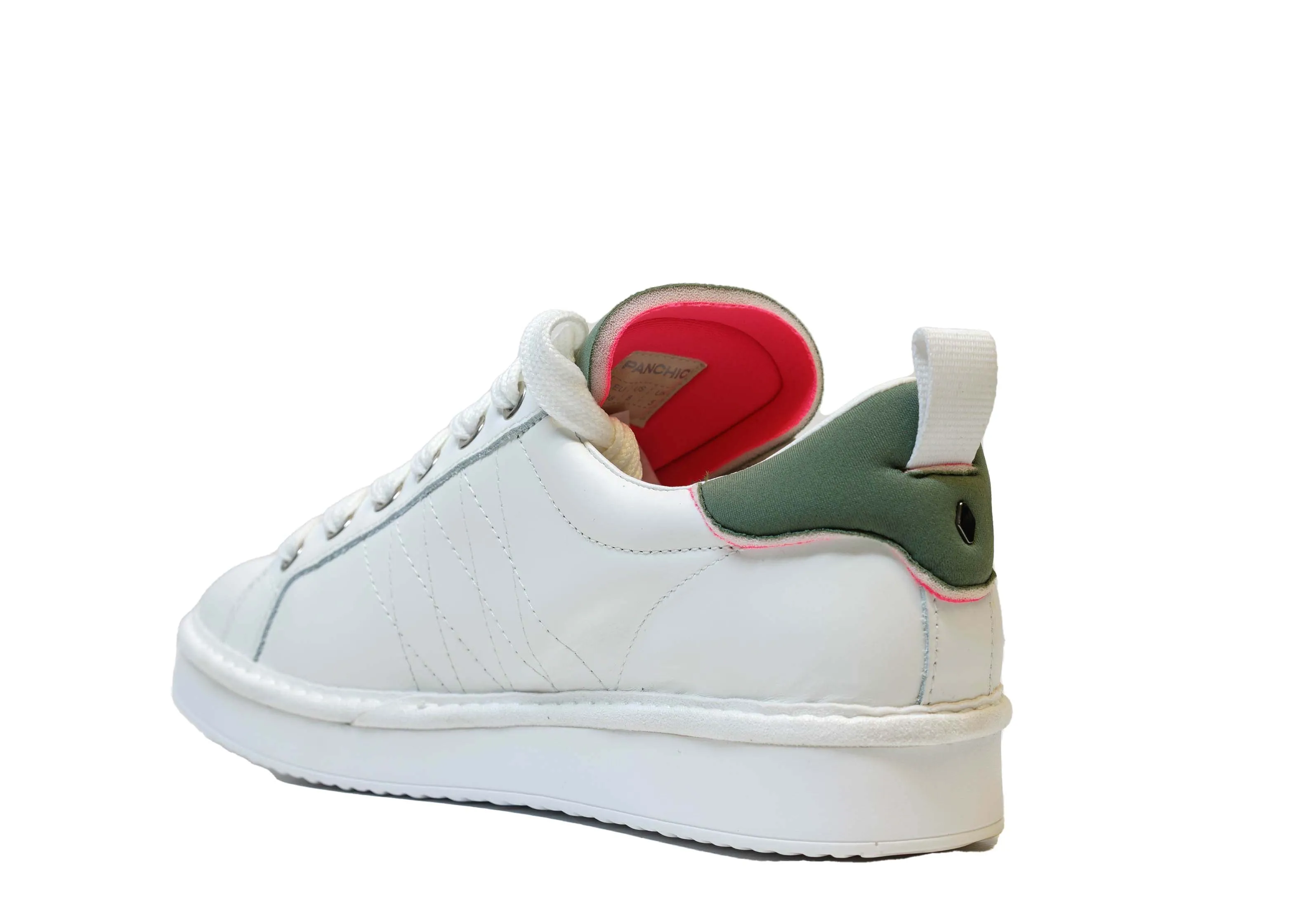 Panchic Women’s White & Green Sneaker W2200