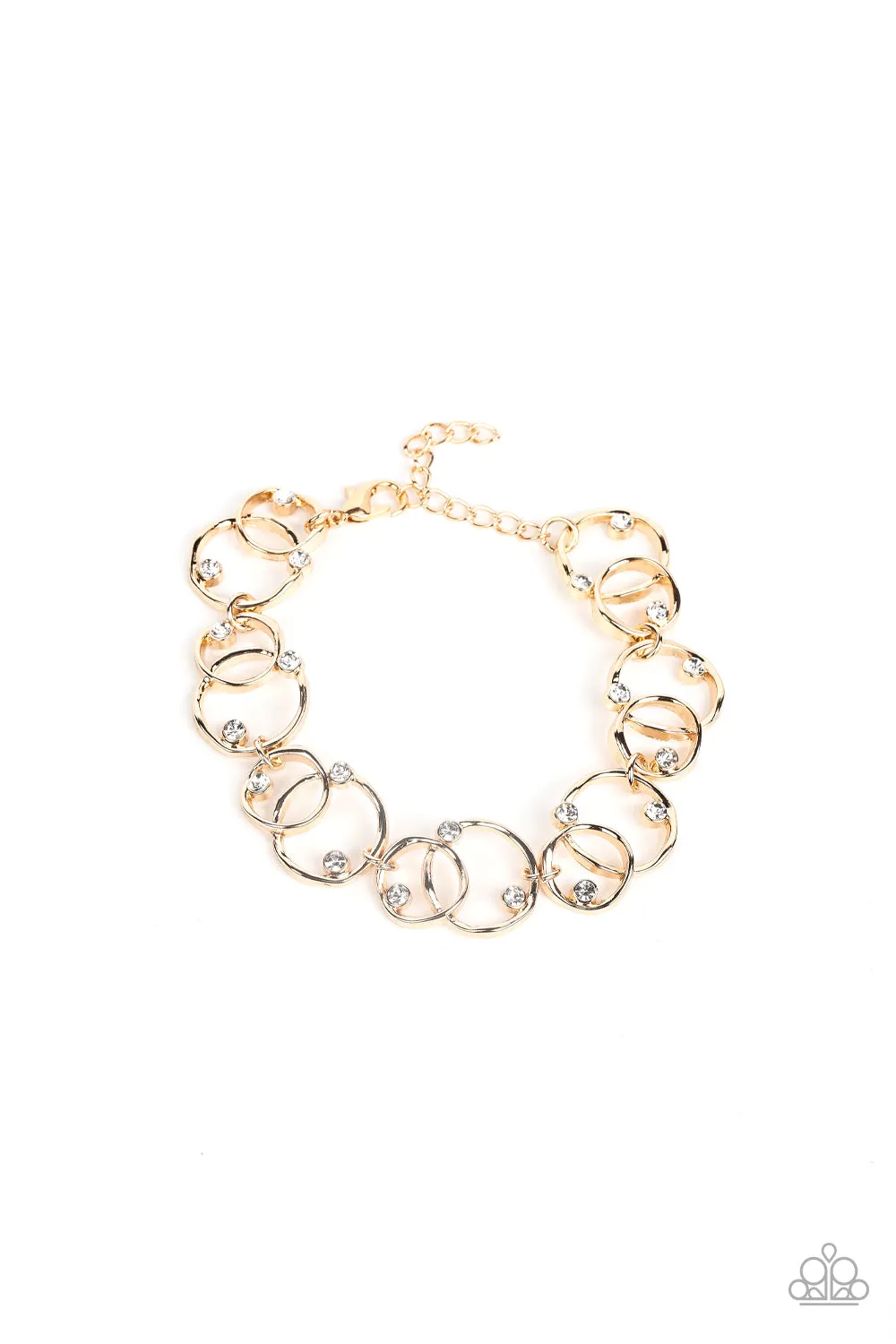 Paparazzi Center of My Universe Necklace Gold & The Universe Revolves Around Me Bracelet Gold