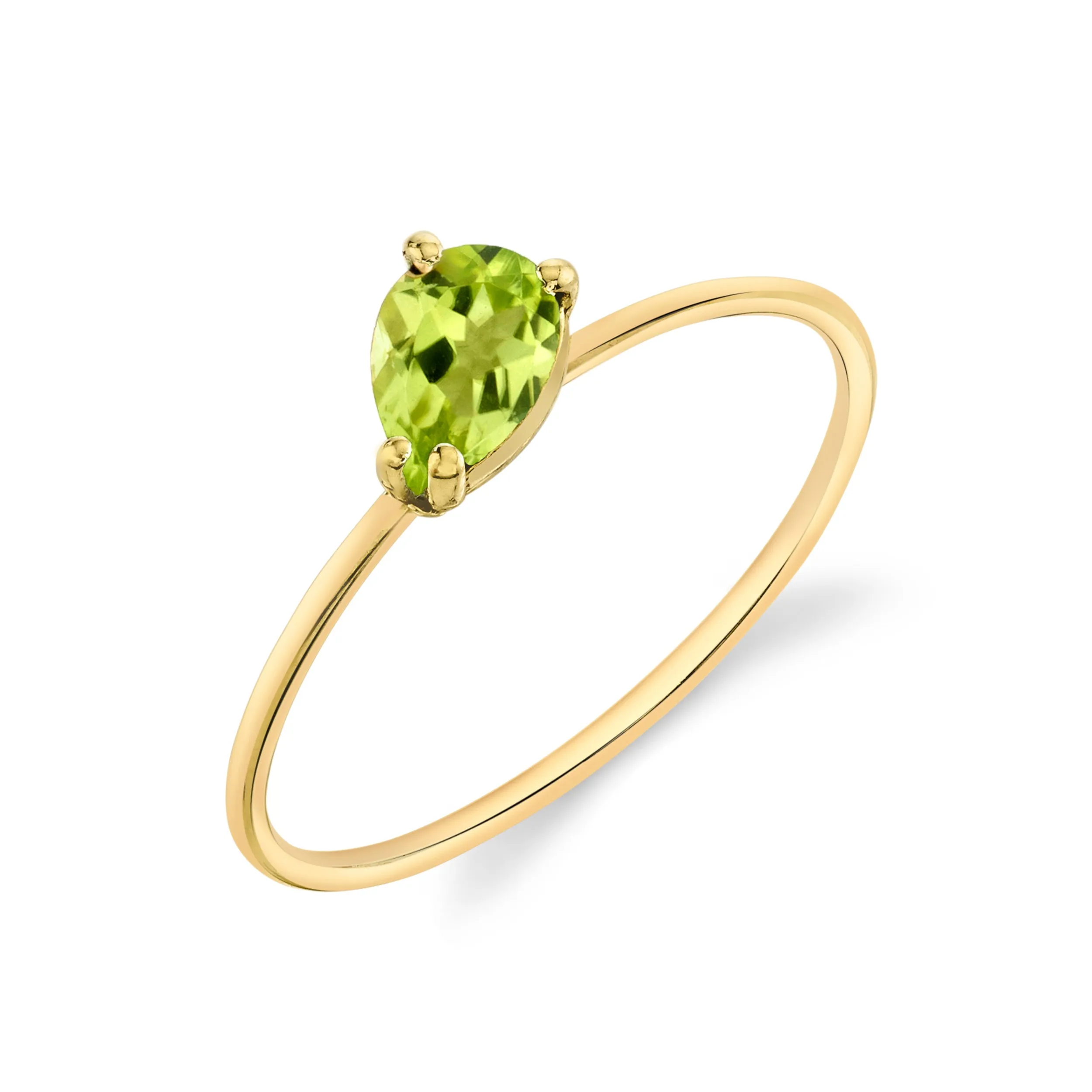 Pear Tres Stacking Ring Set