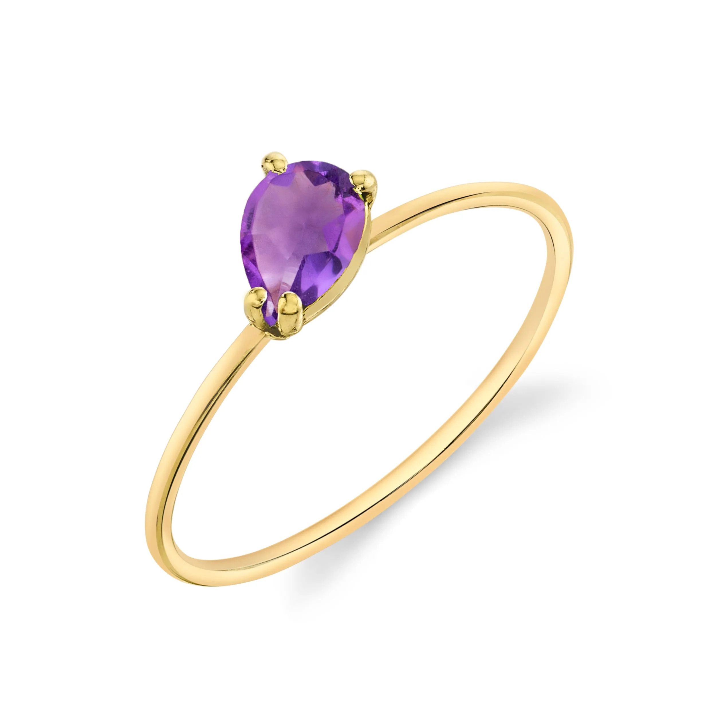 Pear Tres Stacking Ring Set