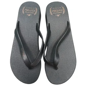 Pink And Black Beach Slippers