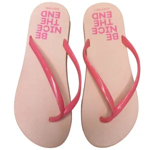 Pink Beach Slippers