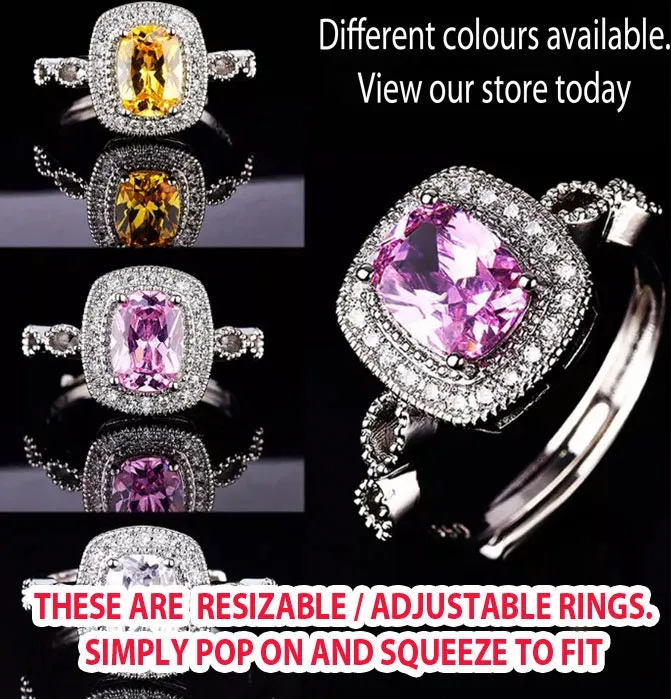 Pink Diamond Engagement Rings | Pink Diamond Ring | Womens Pink Diamond Ring | Infinity Ring | Womens Engagement Ring | Halo Ring | Rings
