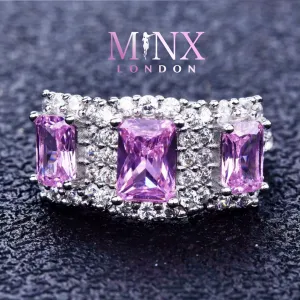 Pink Diamond Engagement Rings | Pink Diamond Ring | Womens Pink Diamond Ring | Promise Ring | Womens Engagement Ring | Halo Ring | Rings