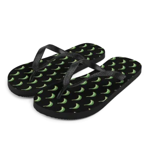 Platano All-Over Flip-Flops (Black)