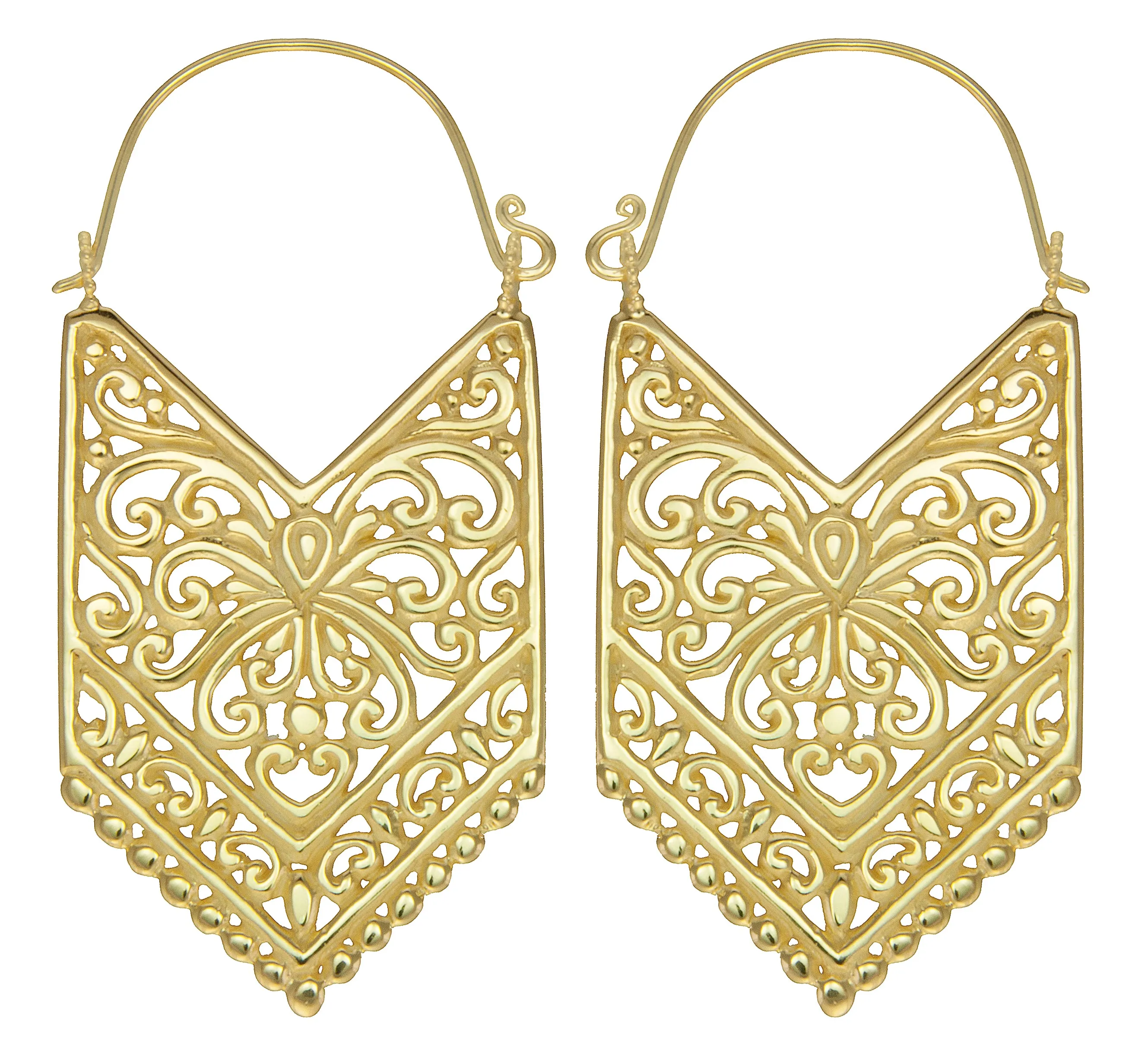 Pura Gold Earrings #5 Large