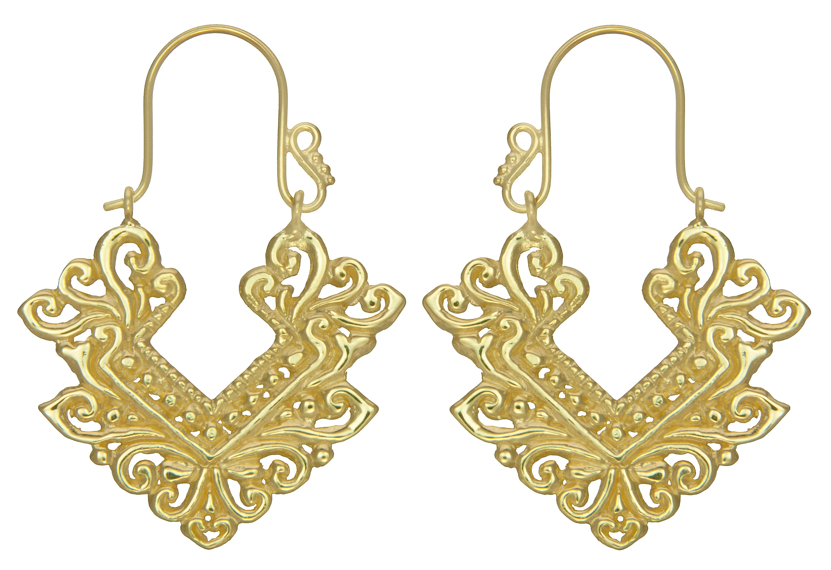 Pura Gold Earrings #7 Small