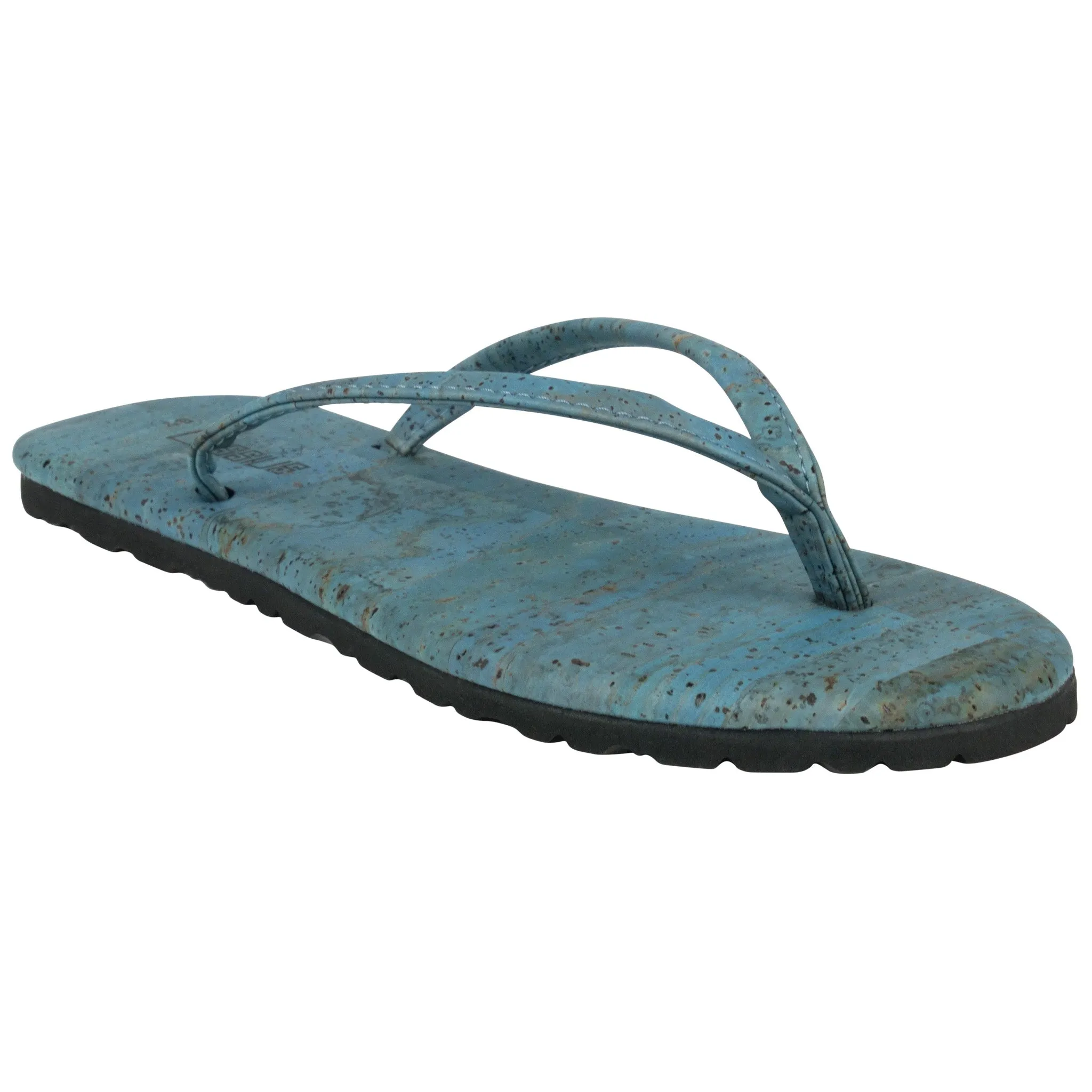 "Athena" Cork Thong Flip Flop