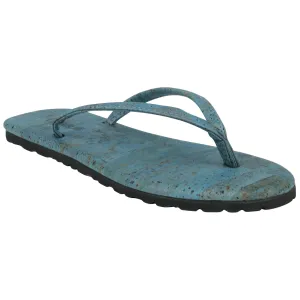 "Athena" Cork Thong Flip Flop
