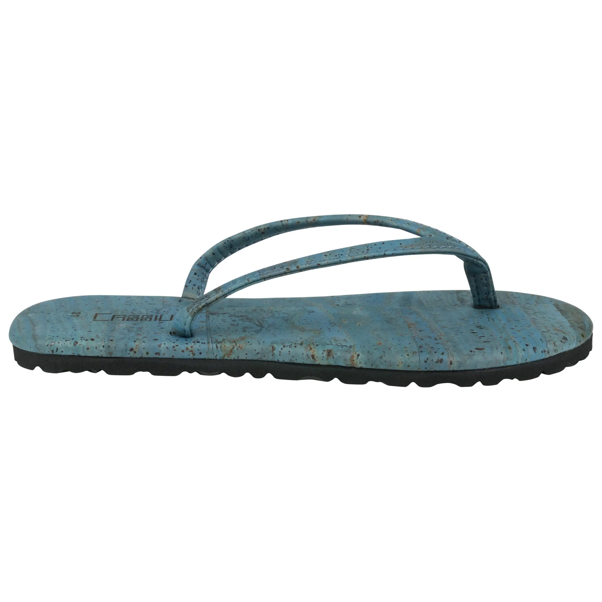 "Athena" Cork Thong Flip Flop