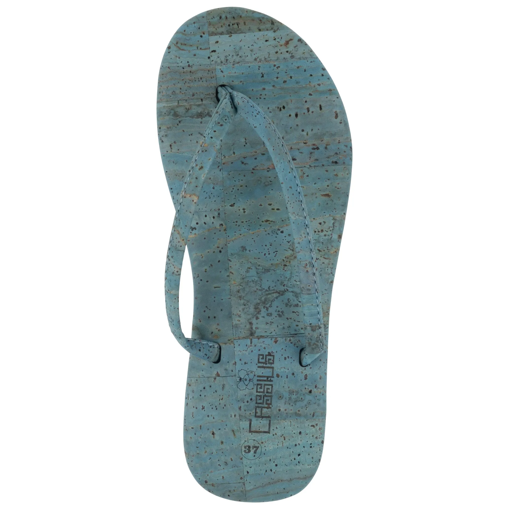 "Athena" Cork Thong Flip Flop