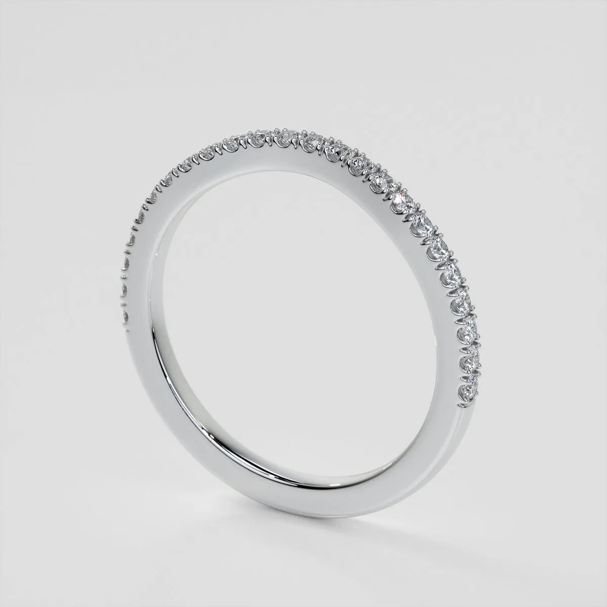 Radiant Cut Halo Engagement Ring With Accents