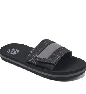 Reef Boys Ahi Slide Sandals  - Black