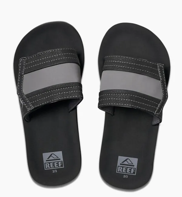 Reef Boys Ahi Slide Sandals  - Black