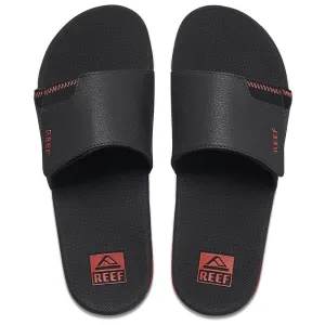 Reef Fanning Sliders - Black/Red