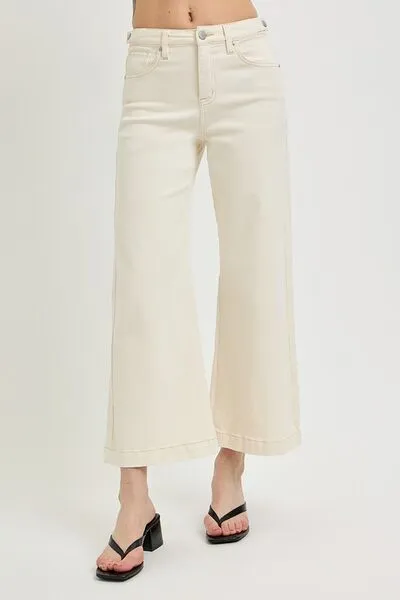 RISEN Full Size Tummy Control Cropped Bootcut Jeans Plus Size ONLINE EXCLUSIVE