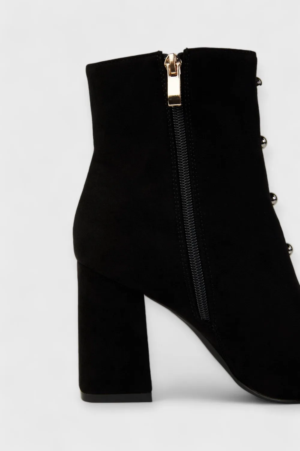 Ronan Snake Embossed Suede Ankle Boot