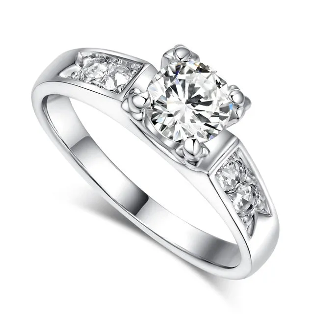 Rose Gold Solitaire Rhinestones