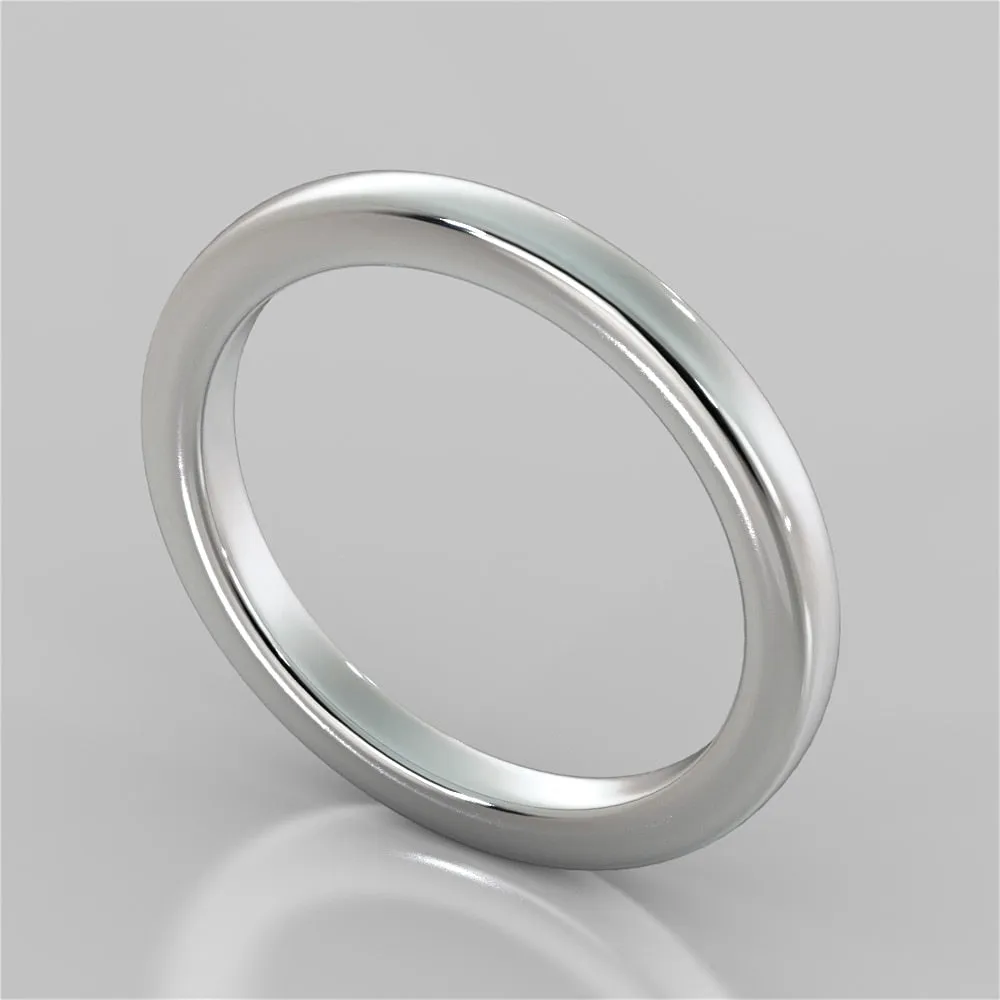 Round Cut Cathedral Style Engagement Ring