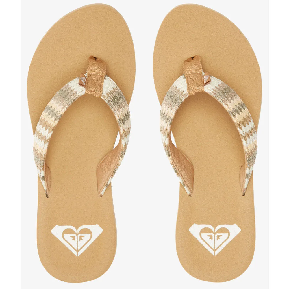 Roxy Porto Raffia Flip Flops