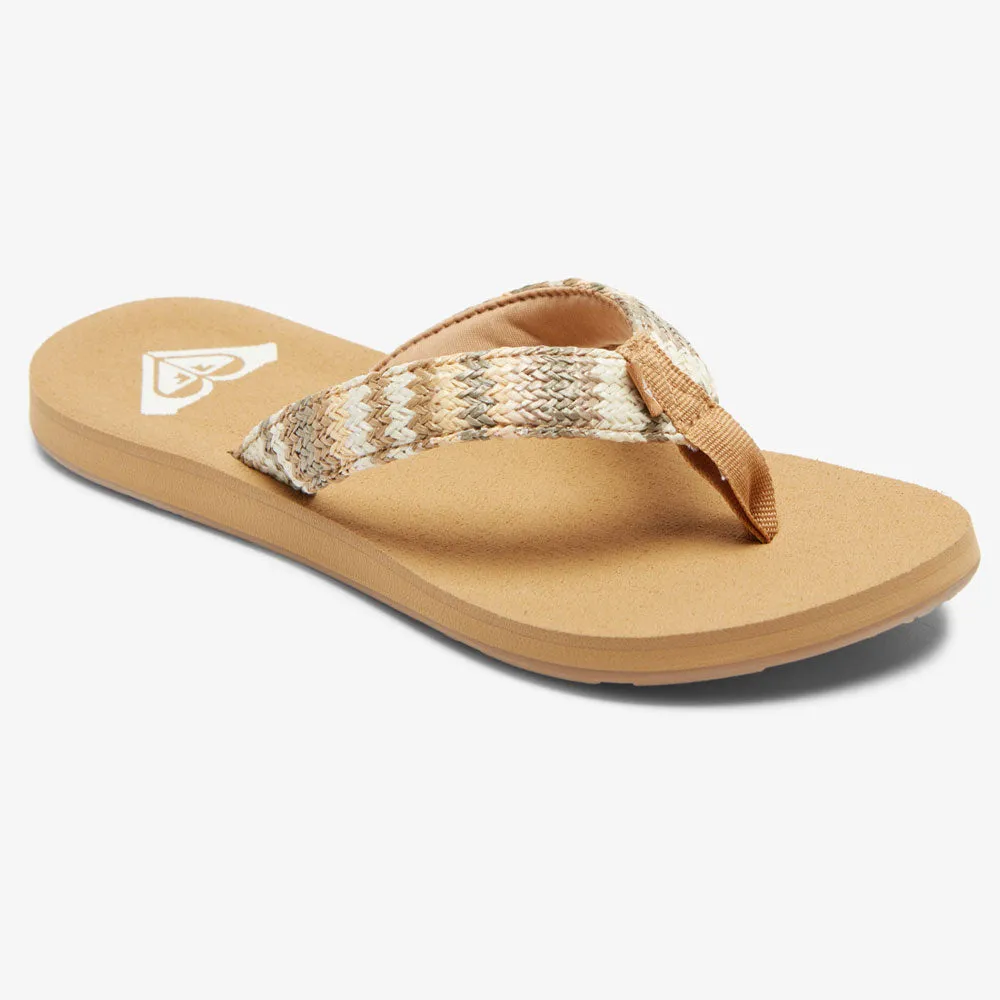 Roxy Porto Raffia Flip Flops
