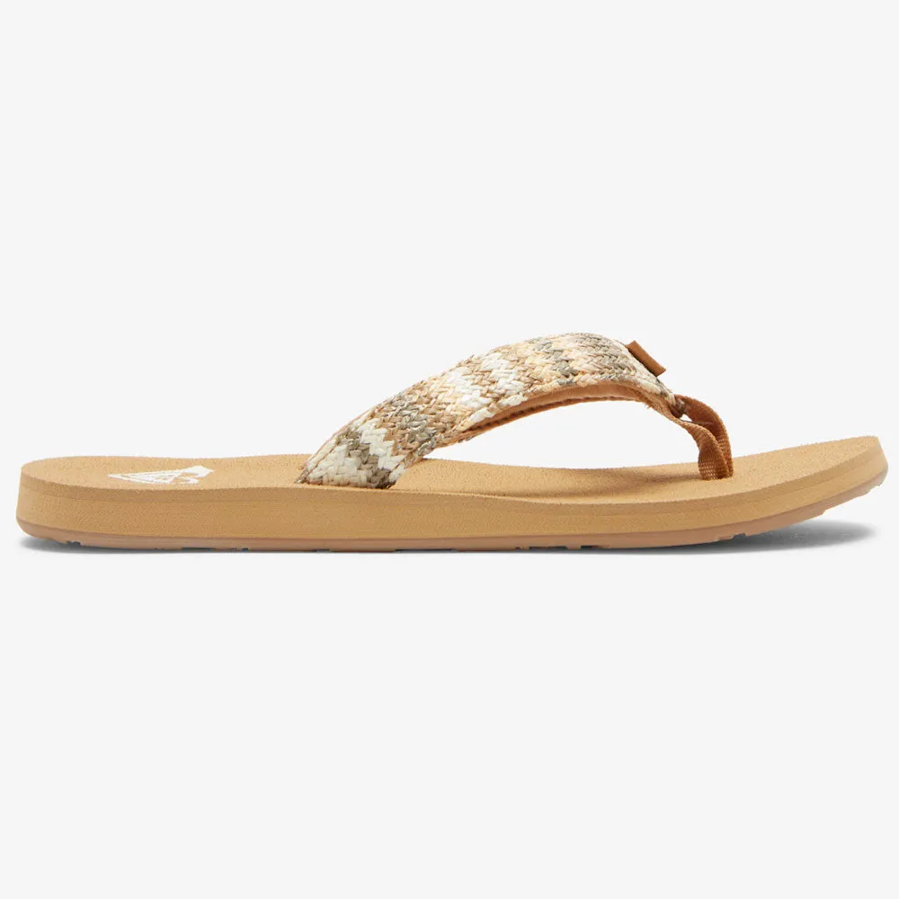 Roxy Porto Raffia Flip Flops