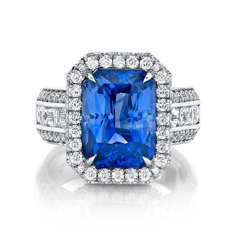 Sapphire & Diamond Ring
