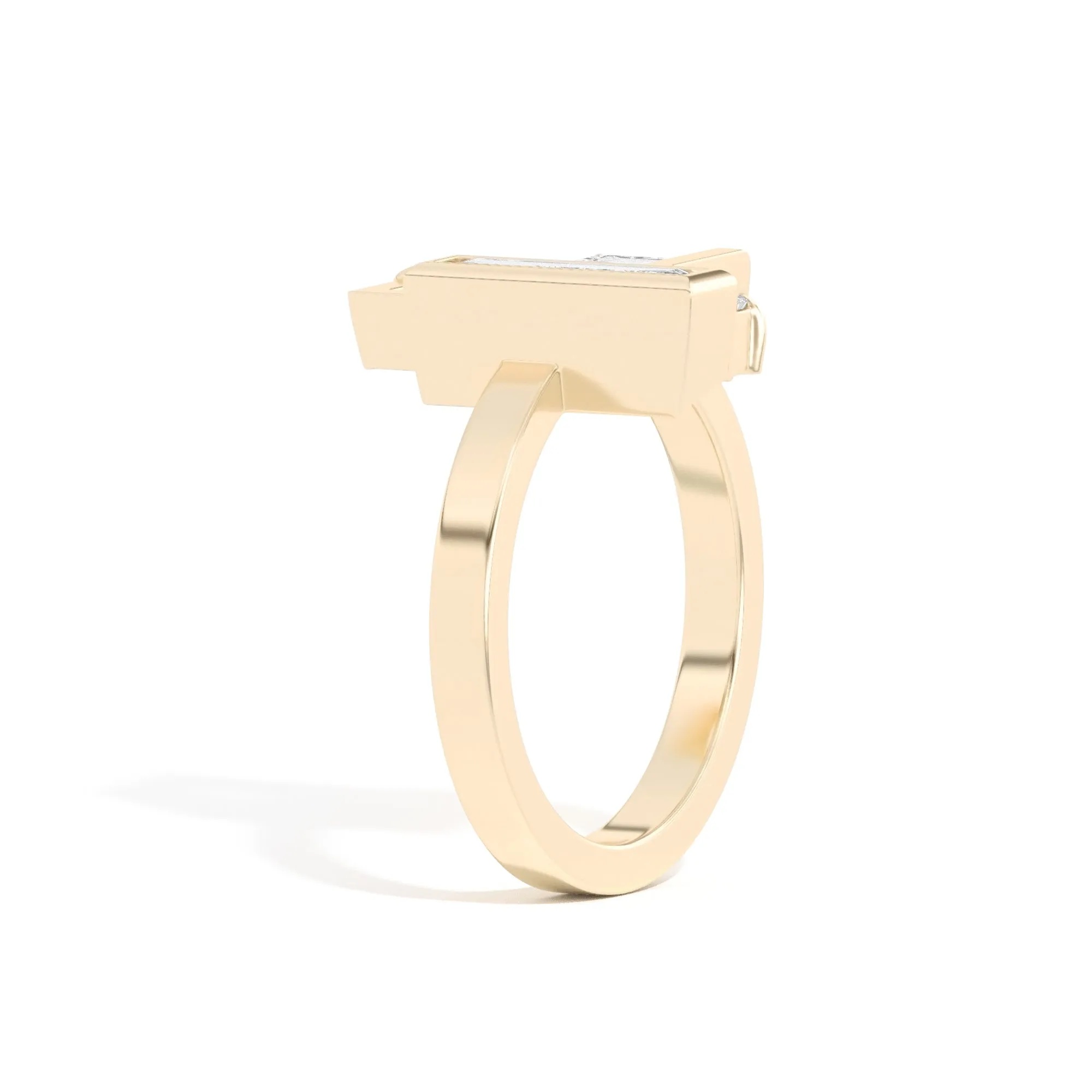 Scarpa Asscher Olivetti Frame Ring
