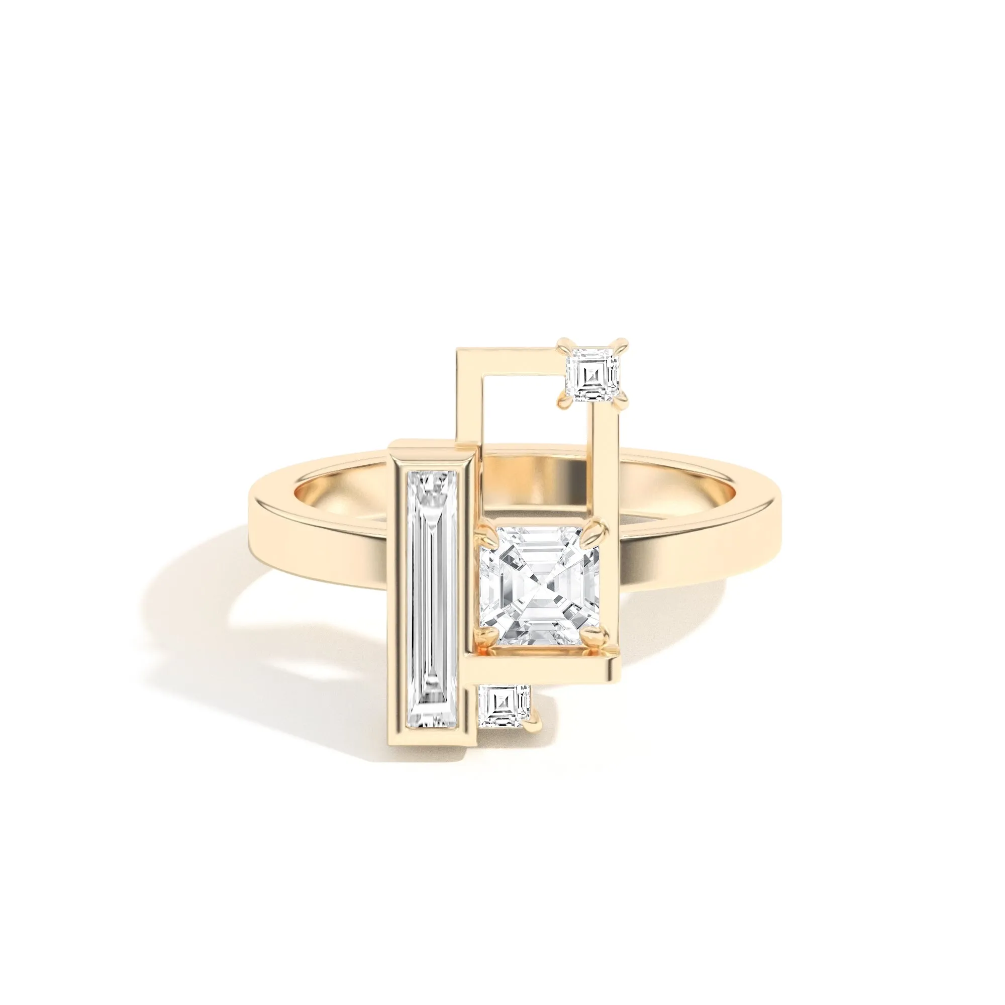 Scarpa Asscher Olivetti Frame Ring