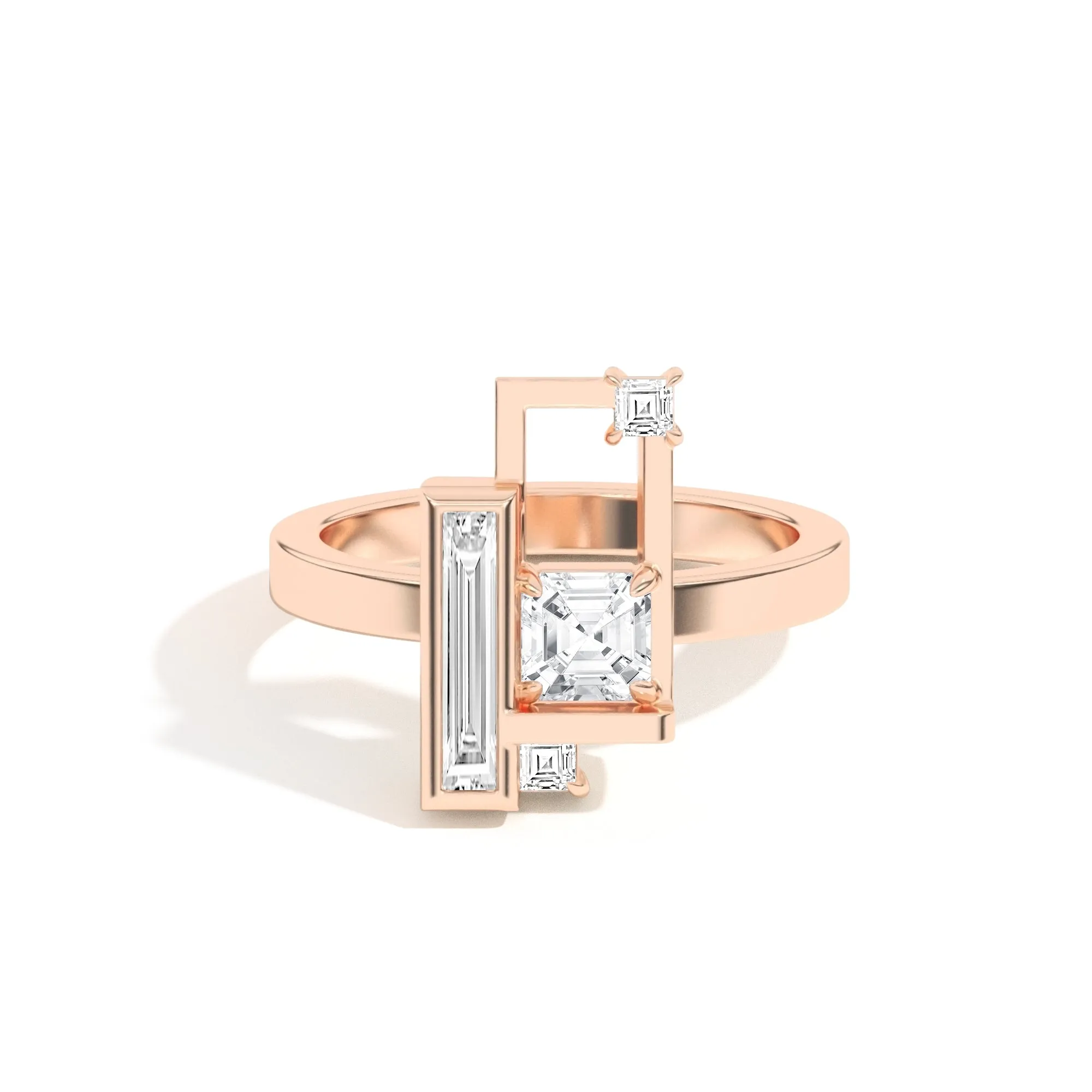Scarpa Asscher Olivetti Frame Ring