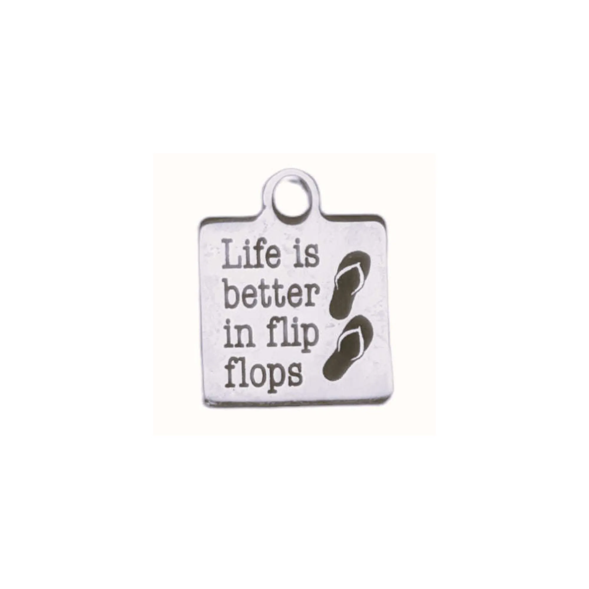 Silver Life is Better Charm