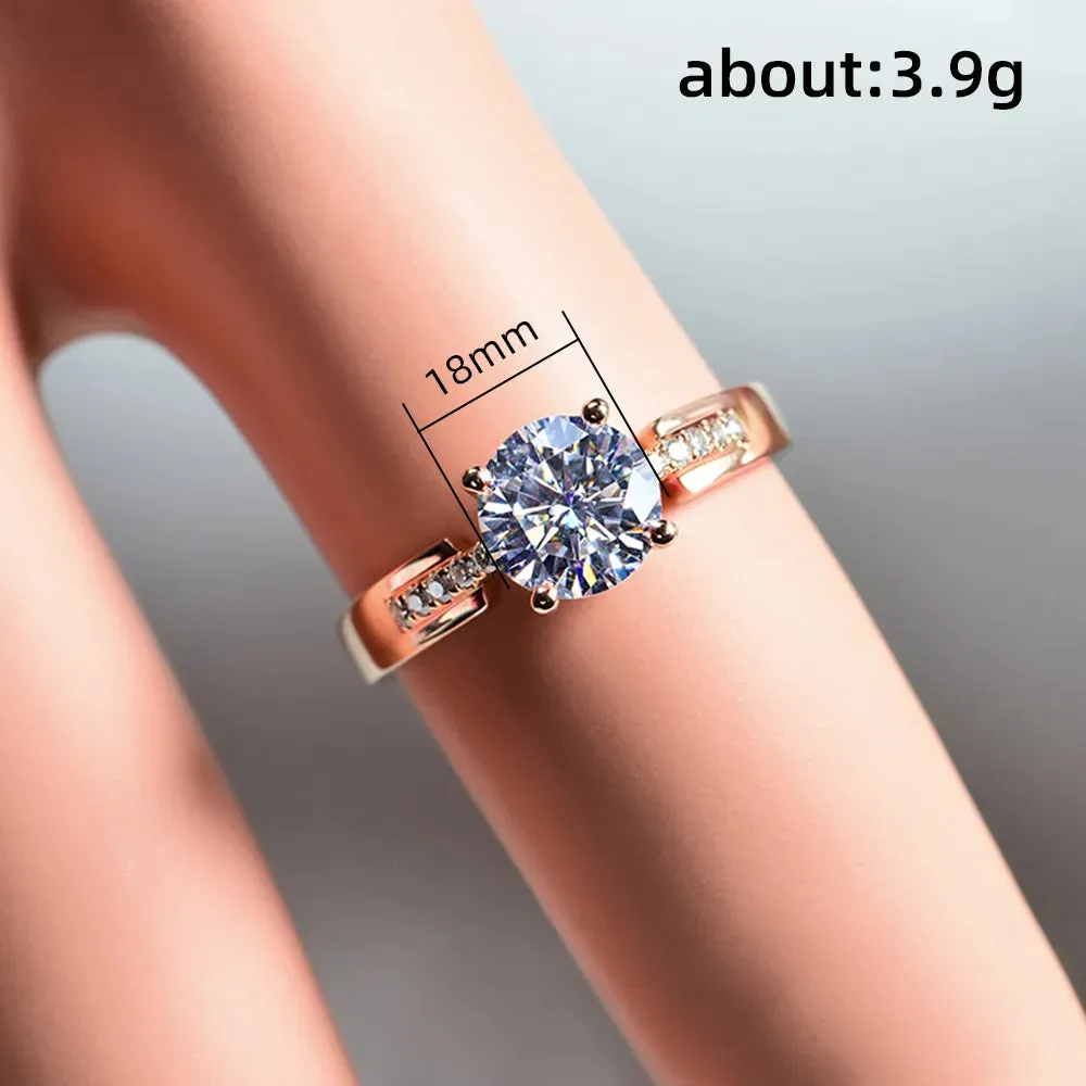 Silver/Gold Engagement Rings for Women