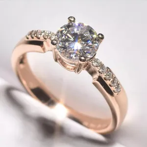 Silver/Gold Engagement Rings for Women