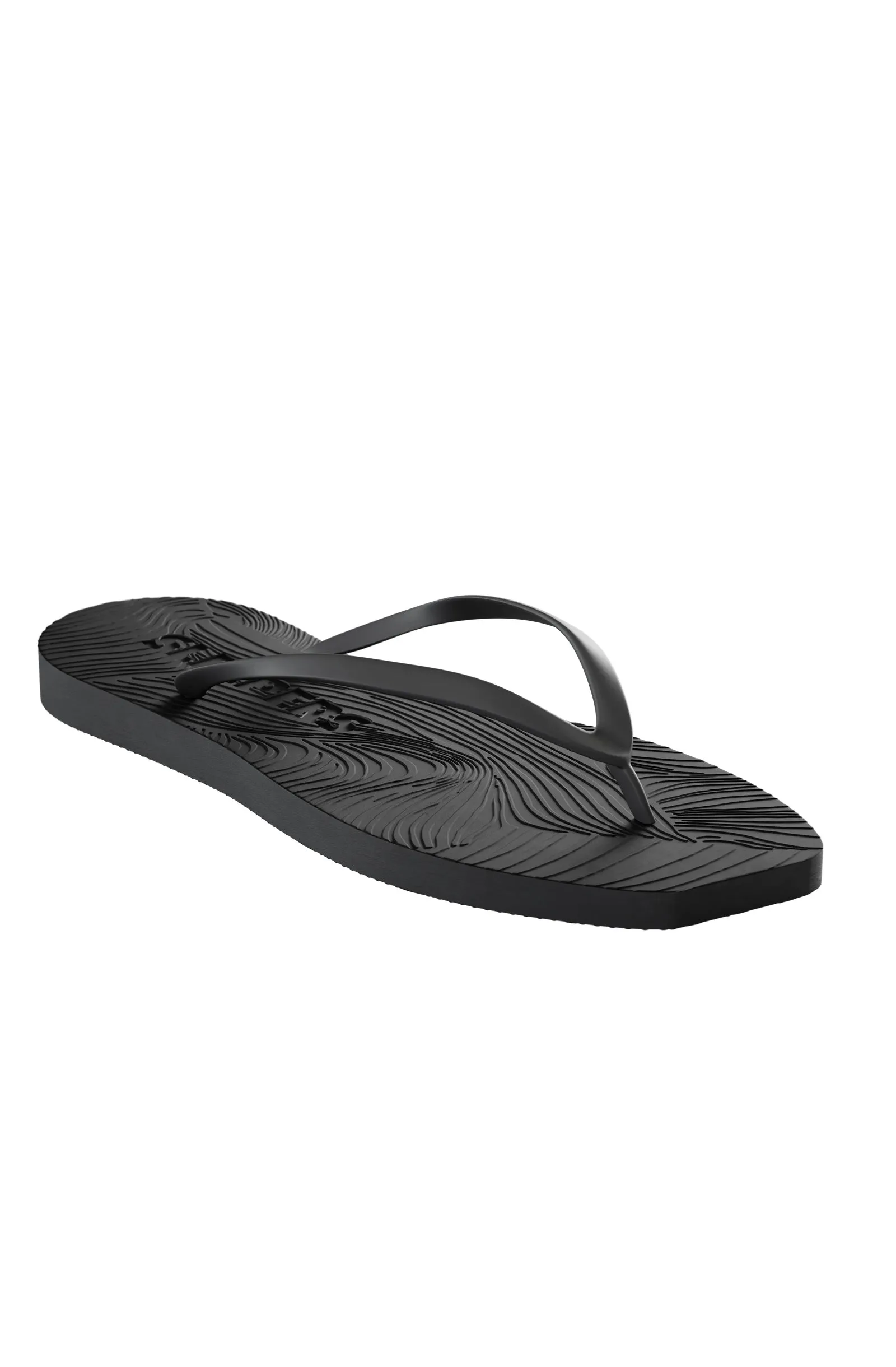 SLEEPERS Women Tapered Black Flip Flops