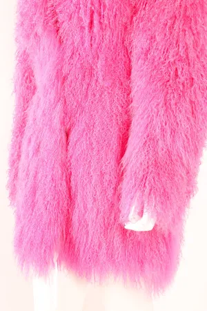 Slim Mongolian Fur Coat