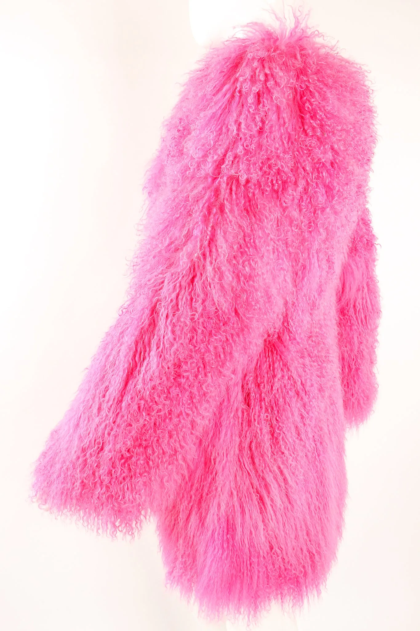 Slim Mongolian Fur Coat