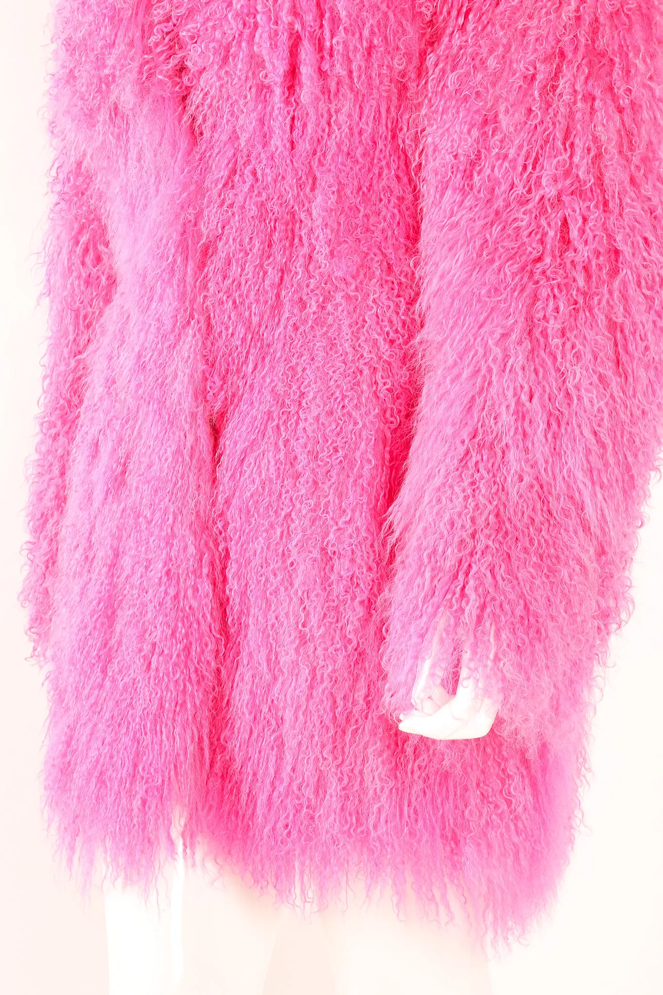 Slim Mongolian Fur Coat