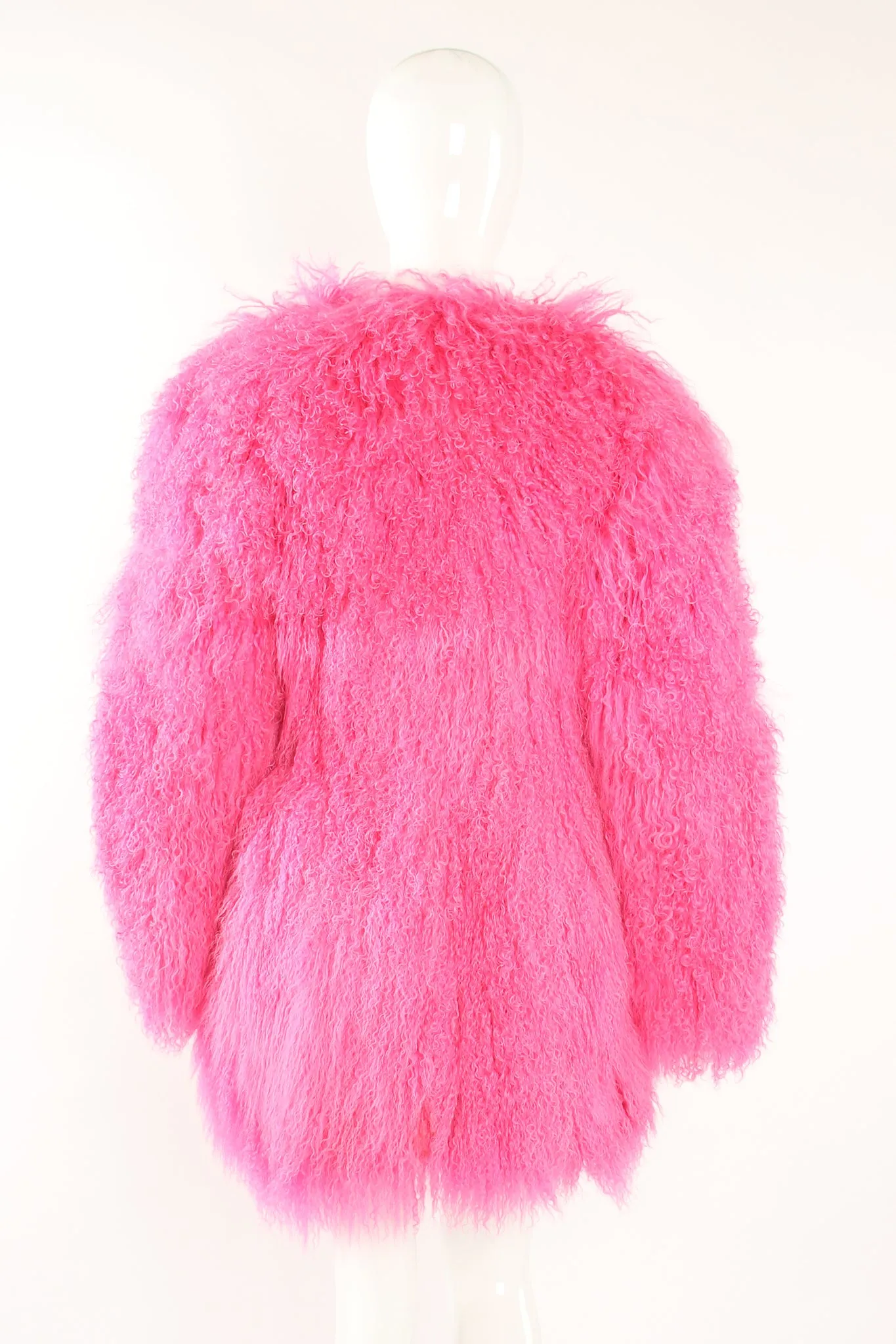 Slim Mongolian Fur Coat