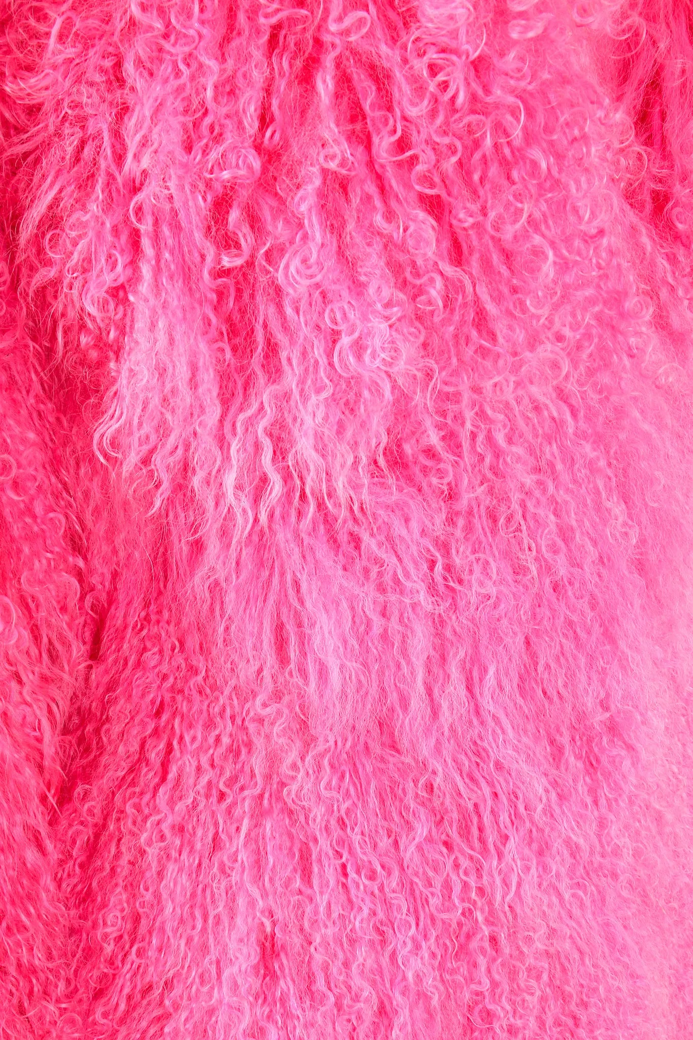 Slim Mongolian Fur Coat