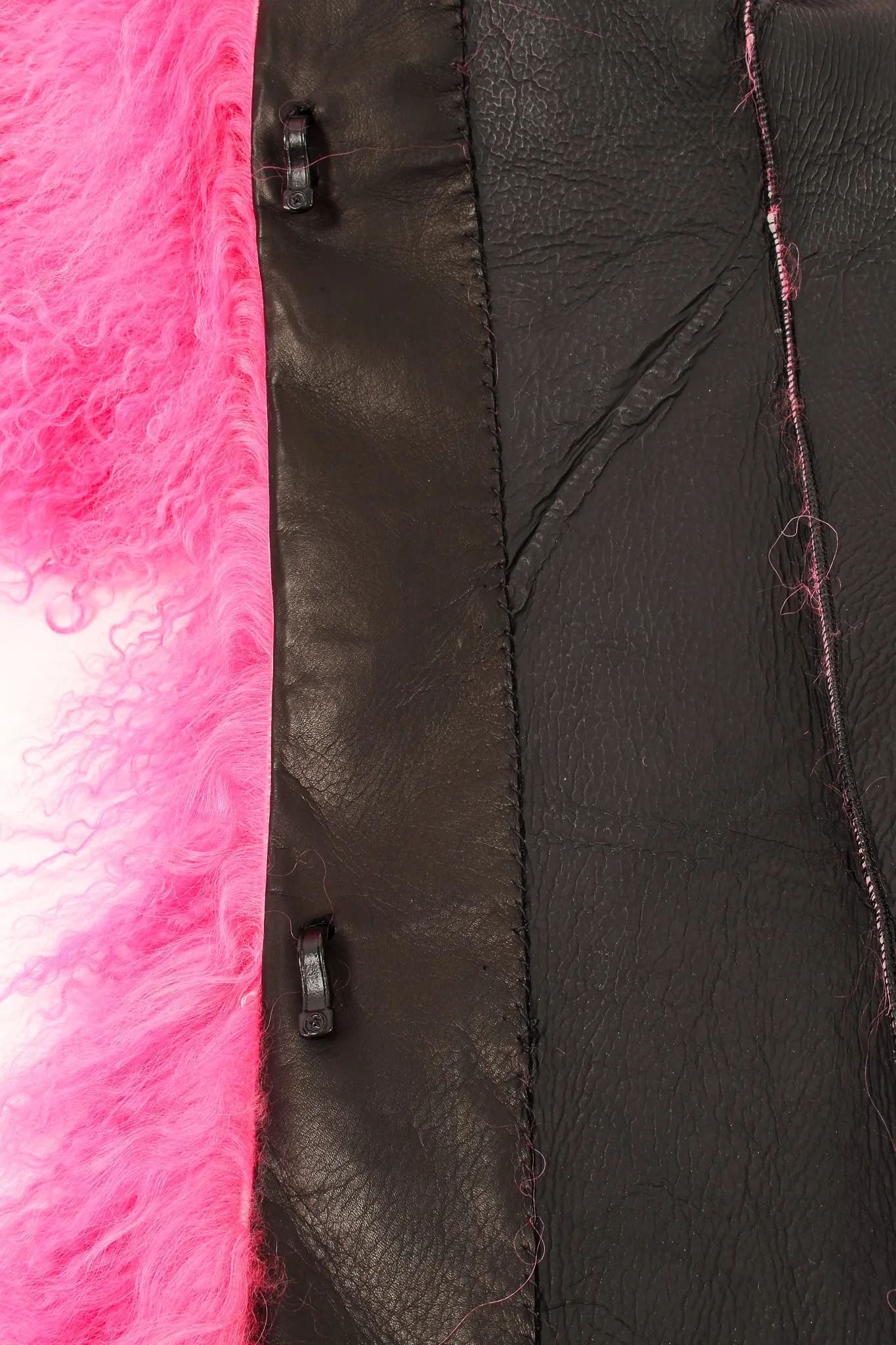 Slim Mongolian Fur Coat