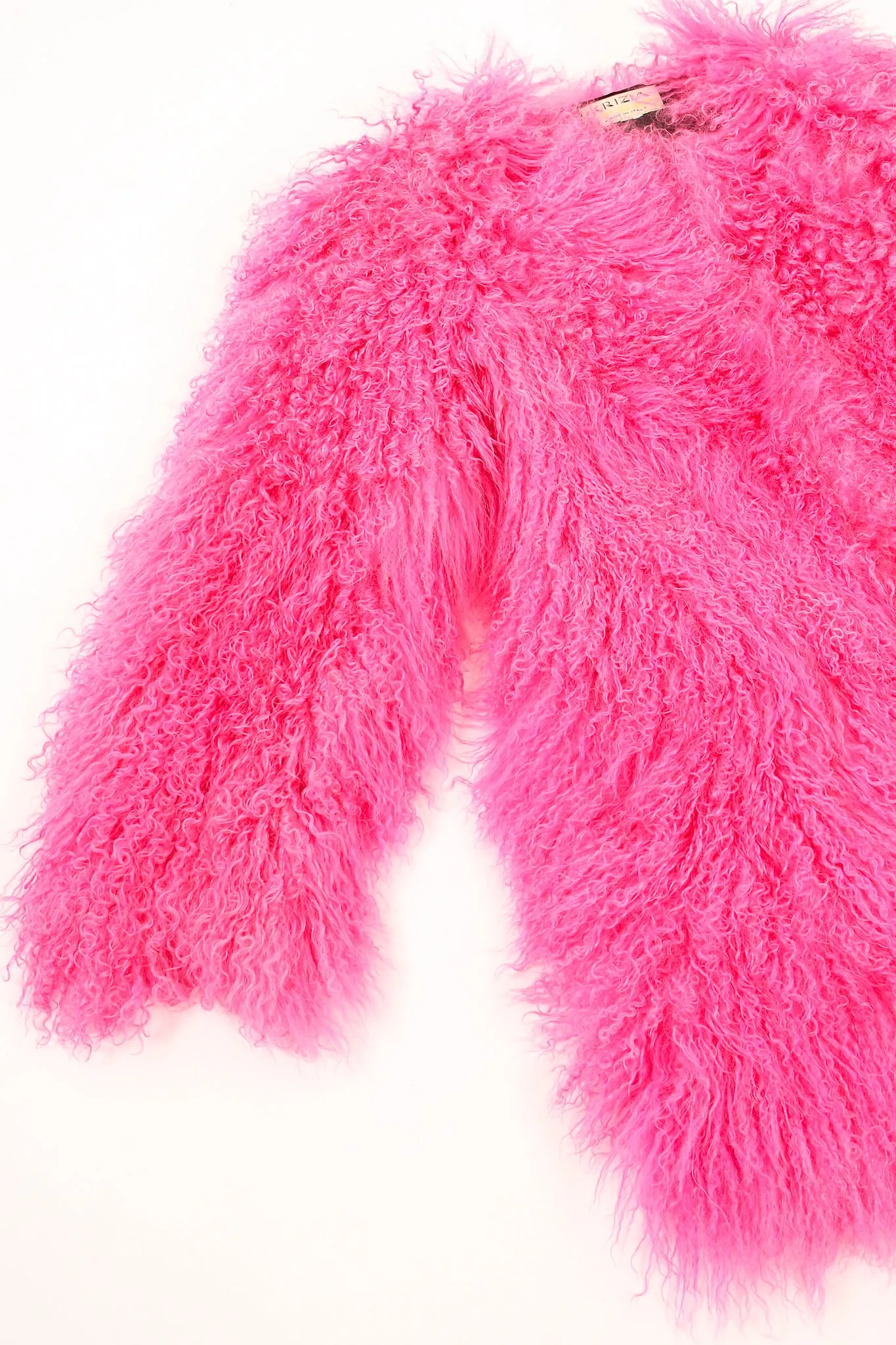 Slim Mongolian Fur Coat